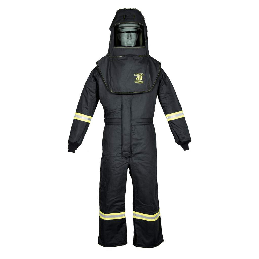 Oberon TCG 40 cal arc flash hood and coverall